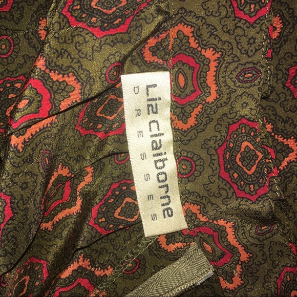 Vintage Liz Claiborne Pleated Silk Skirt - Picture 5 of 11